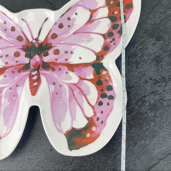 Nicole Miller Home Butterfly Decorative Plate - Picture 5 of 5